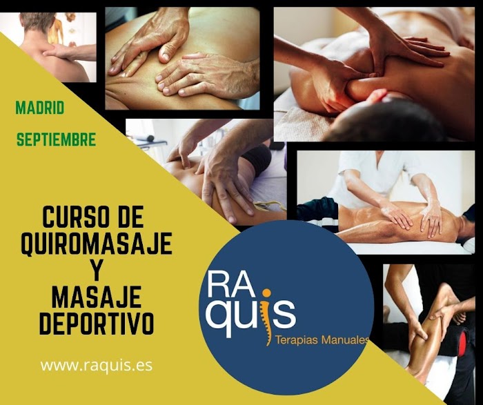 Escuela RAquis -Escuela de Terapias Manuales- Quiromasaje, Osteopatía, Acupuntura, Shiatsu,...) 6 Imagen del Slider