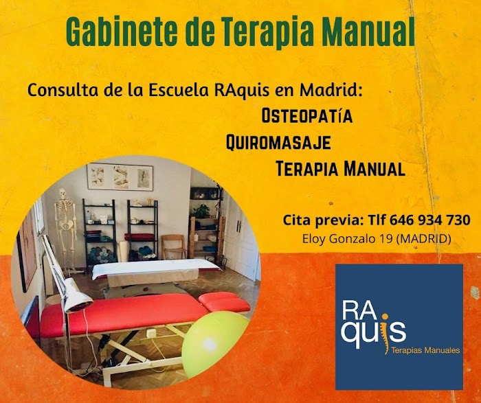 Escuela RAquis -Escuela de Terapias Manuales- Quiromasaje, Osteopatía, Acupuntura, Shiatsu,...) 8 Imagen del Slider