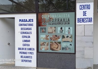 Centro de Salud y Bienestar Cinta Laguna. Quiromasajista – Quiropraxia.