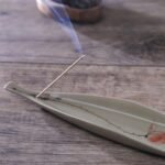 🕯️ AOKLEY Quemador de Incienso en Forma de Hoja con Diseño Retro - Imagen 3