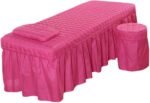 🛏️ Sábana de Masaje Rosa Profundo, Lavable, 180x60 cm - Imagen 5