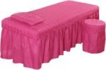 🛏️ Sábana de Masaje Rosa Profundo, Lavable, 180x60 cm - Imagen 6