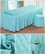 🛏️ Sábana de masaje azul suave, lavable, 180 x 60 cm - Imagen 2