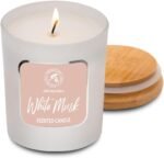 🕯️ Vela de Almizcle Blanco 200g - Aromaterapia y Regalo Perfecto - Imagen 2