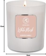 🕯️ Vela de Almizcle Blanco 200g - Aromaterapia y Regalo Perfecto - Imagen 10
