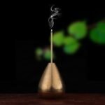 🕯️ Mini Incensario Gota de Agua de Latón para Dormitorio y salón de té - Imagen 2