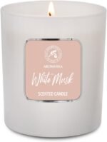 🕯️ Vela de Almizcle Blanco 200g - Aromaterapia y Regalo Perfecto - Imagen 3