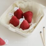 🍓 4 Velas de Cera de Soja en Forma de Fresa - Decoración Frutal - Imagen 3