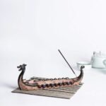 🛶 Soporte de Incienso Dragón Vikingos - Adorno Retro para el Hogar - Imagen 8