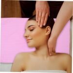 🛏️ Toallas de Masaje y Funda de Cojín Rosa Satinada - Imagen 5