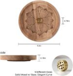 🪵 Quemador de Incienso de Madera para Meditación y Decoración - Imagen 3