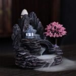🧘‍♀️ Quemador de Incienso de Reflujo con Paisaje para Meditación - Imagen 4