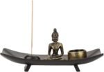 🧘‍♂️ Candelabro Buda y Quemador de Incienso para Decoración Zen - Imagen 7