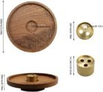 🕯️ Porta Incienso de Madera para Yoga y Meditación - Imagen 2