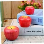 🍎 Velas de frutas artificiales para Navidad y bodas - Imagen 5