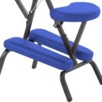 🛏️ Silla Masaje Portátil Ergonomica BELTOM - Azul Plegable para Tatuajes - Imagen 7