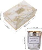 🕯️ HAWILLOSCH 2 Piezas - Vela Perfumada con Flores Secas - Imagen 9
