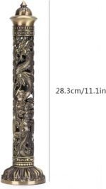 🕯️ Soporte Vertical de Metal para Incienso Tallado - Imagen 7
