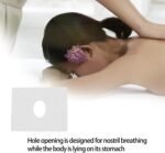 🛏️ Toallas para masaje y cara, 200 unidades con abertura para nariz - Imagen 5