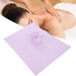 🛏️ Sábana de masaje con orificio facial de algodón (70 x 100 cm) - Imagen 2