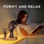🕯️ Quemador de Incienso con Cabeza de Mujer Negra, Elegante Soporte Decorativo - Imagen 4