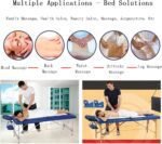 🛏️ Camillas de Masaje Plegables con Reposabrazos y Reposacabezas - Imagen 6