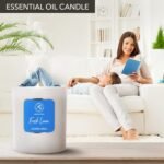 🕯️ Vela Perfumada Lino Fresco 200 g - Cera de Soja y Aromaterapia - Imagen 5