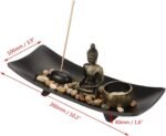 🧘‍♂️ Candelabro Buda y Quemador de Incienso para Decoración Zen - Imagen 4