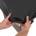 🛏️ Funda Protectora Lavable para Camilla de Masaje Negra, 71-79 cm de Ancho - Imagen 2
