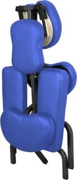🛏️ Silla Masaje Portátil Ergonomica BELTOM - Azul Plegable para Tatuajes - Imagen 4