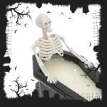 💀 Vela de calavera para Halloween, decoración espeluznante y regalo🎃 - Imagen 4