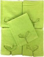 🛏️ Toallas para camilla de masaje con ranura, 5 unidades verde manzana - Imagen 5