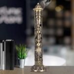 🕯️ Soporte Vertical de Metal para Incienso Tallado - Imagen 9