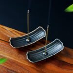 🕯️ Soporte de metal para 2 varillas de incienso - Imagen 3