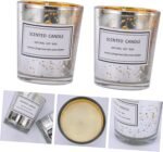 🕯️ HAWILLOSCH 2 Piezas - Vela Perfumada con Flores Secas - Imagen 3