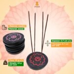 🕉️ Pack x 7 - Incienso y Soporte de Chakras Decorados a Mano - Imagen 2