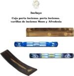 🪵 Quemador de Incienso de Madera con Varillas y Diseño Artesanal - Imagen 3