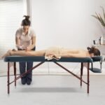 🛏️ Camilla de masaje móvil de 2 zonas, plegable y ajustable, 70 cm ancho - Imagen 2