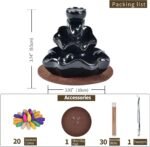 🕯️ Portaincienso Cascada con 20 Conos para el Hogar - Imagen 2