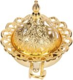🕯️ Quemador de Incienso Vintage Portátil para Hogar y Spa (dorado) - Imagen 4