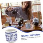 🕉️ Quemador de Incienso de Porcelana Azul y Blanca - Buda - Imagen 6