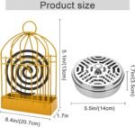 🦟 Soporte para Bobinas de Incienso Antimosquitos - 4 Unidades - Imagen 2