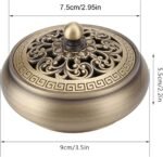 🕯️ Quemador de Incienso de Cobre, Decoración Artesanal y Duradera - Imagen 2