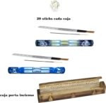 🪵 Quemador de Incienso de Madera con Varillas y Diseño Artesanal - Imagen 4