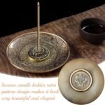 🪴 Quemador de Incienso Widream - Plato de Loto de Bronce para Yoga y Decoración - Imagen 6