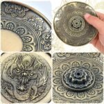 🪴 Quemador de Incienso Widream - Plato de Loto de Bronce para Yoga y Decoración - Imagen 3