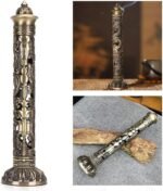 🕯️ Soporte Vertical de Metal para Incienso Tallado - Imagen 6