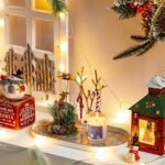 🕯️ Set de 6 velas aromáticas navideñas con portavelas de cristal - Imagen 4