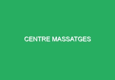 Centre Massatges
