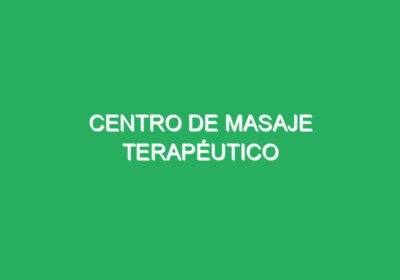 Centro de masaje terapéutico